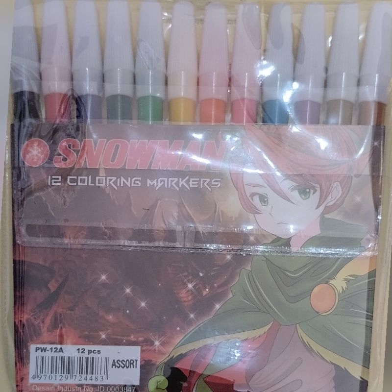 

Spidol Snowman 12warna