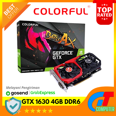 VGA Card Colorful GeForce GTX 1630 NB 4GD6-V - 4GB GDDR6