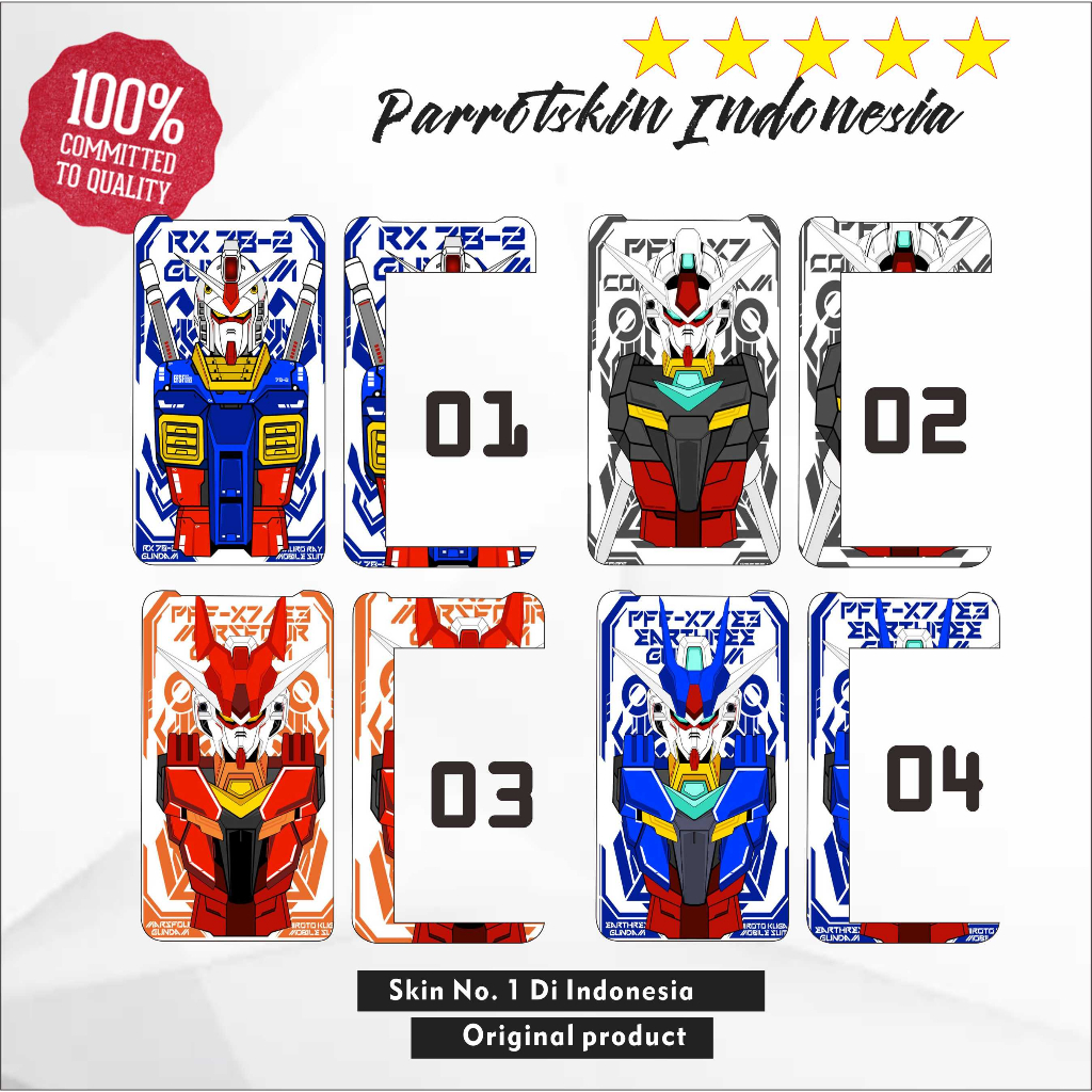 Garskin Sticker Inner centaurus M200 Gundam keren