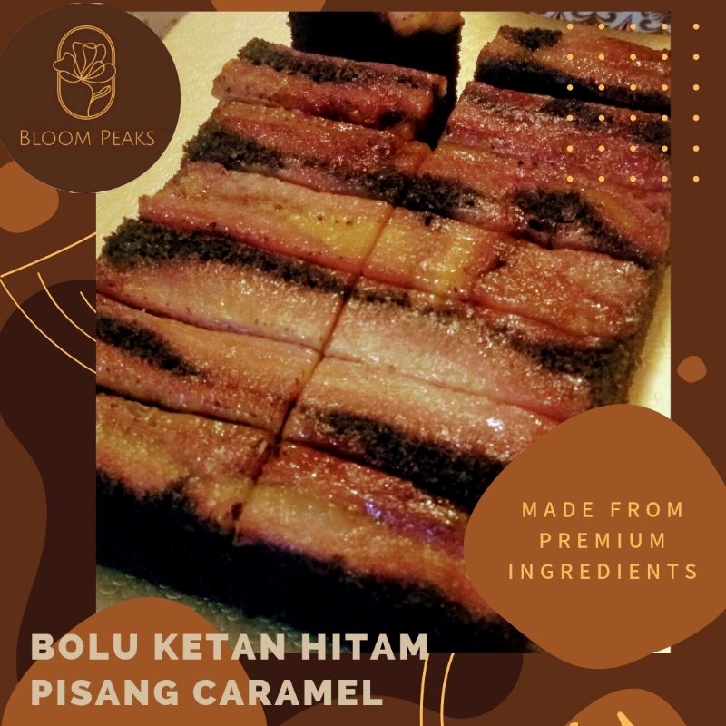 

Bolu Ketan Hitam Pisang Banana Caramel Gluten Free Cake