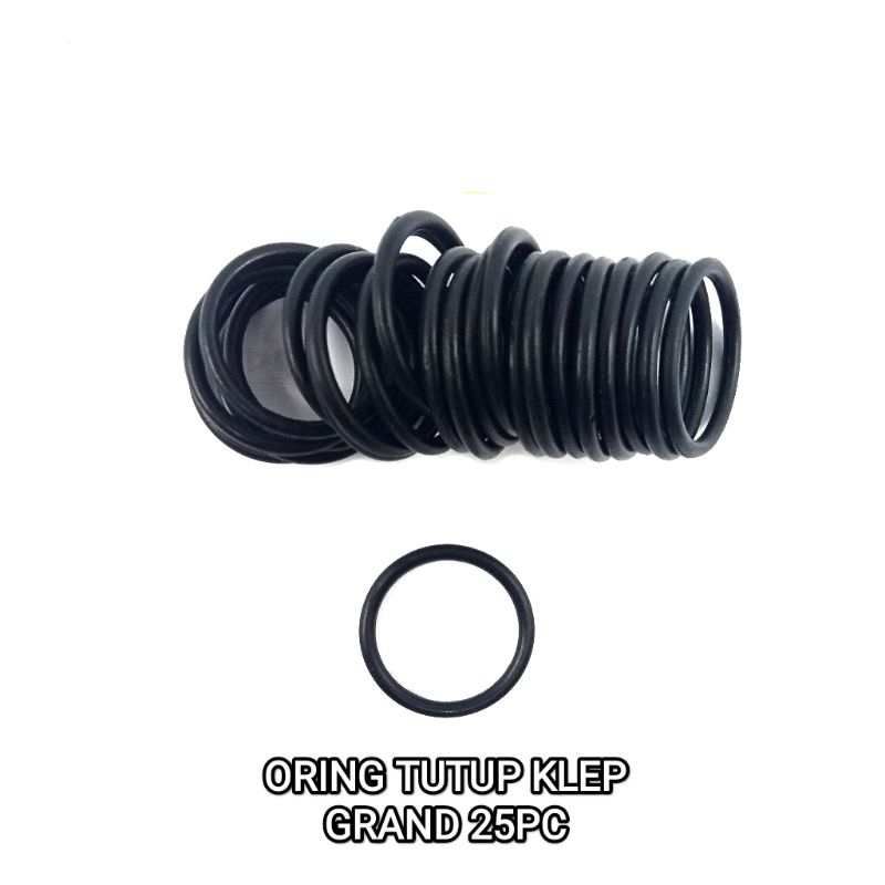 Oring Tutup Klep GRAND - Seal Sil O Ring Karet OTK PRIMA/ASTREA/LEGENDA/SUPRA (Harga Per Pak isi 25)
