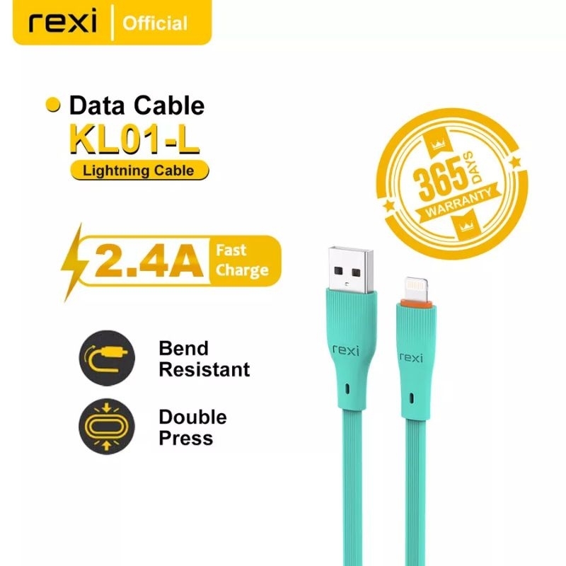 Rexi Flat Data Cable Fast Charging Micro USB, Type-C, Lightning