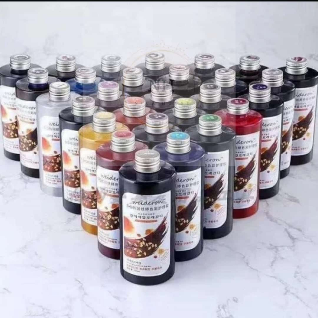 WEIDERON Water Intense Hair Colour Langsung Oles tanpa Campuran Water Intense Color Share in Jar