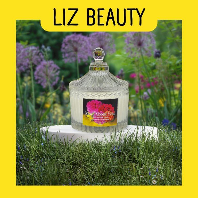 Premium Aromatherapy Candle (Botol Kristal)