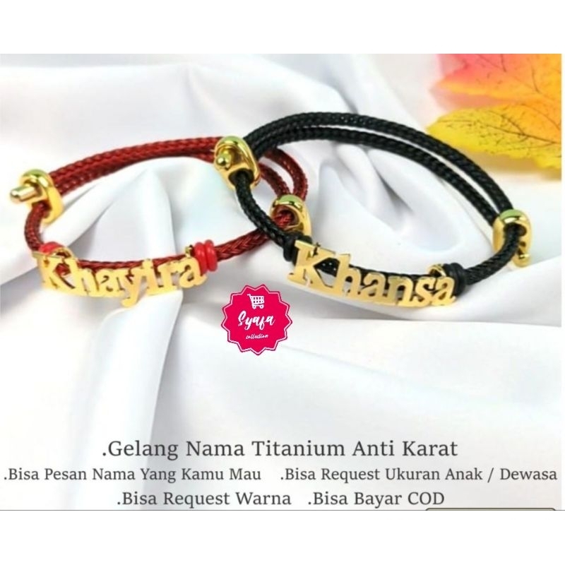 Gelang Pandora Nama Anak dewasa All size