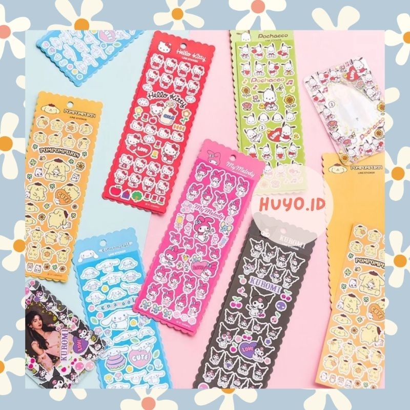 

Stiker Sanrio | Sticker Sanrio | Sticker Glitter | Stiker Deco Kpop | Sticker Deco | Sticker melody | Sticker Kuromi | Sticker Cinamoroll