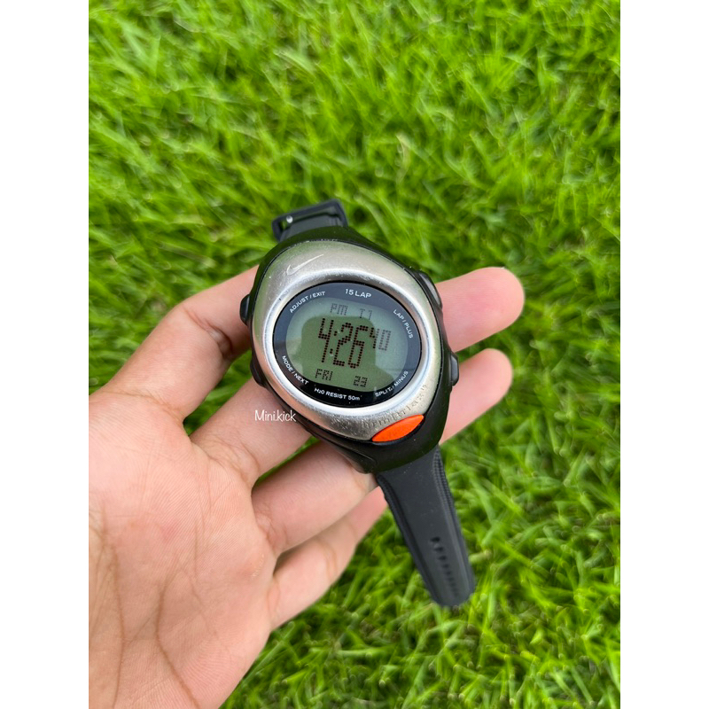 NIKE TRIAX WATCH, N*KE HRM TRIAX 15 WATCH BLACK DIGITAL, jam n*ke vintage, jam tangan n*ke jadul, n*