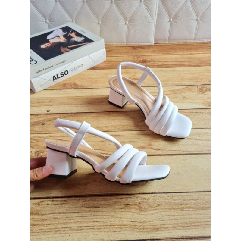 ABBUSHOES GG 01 sendal wanita hak tahu tali selobong allisa 5cm