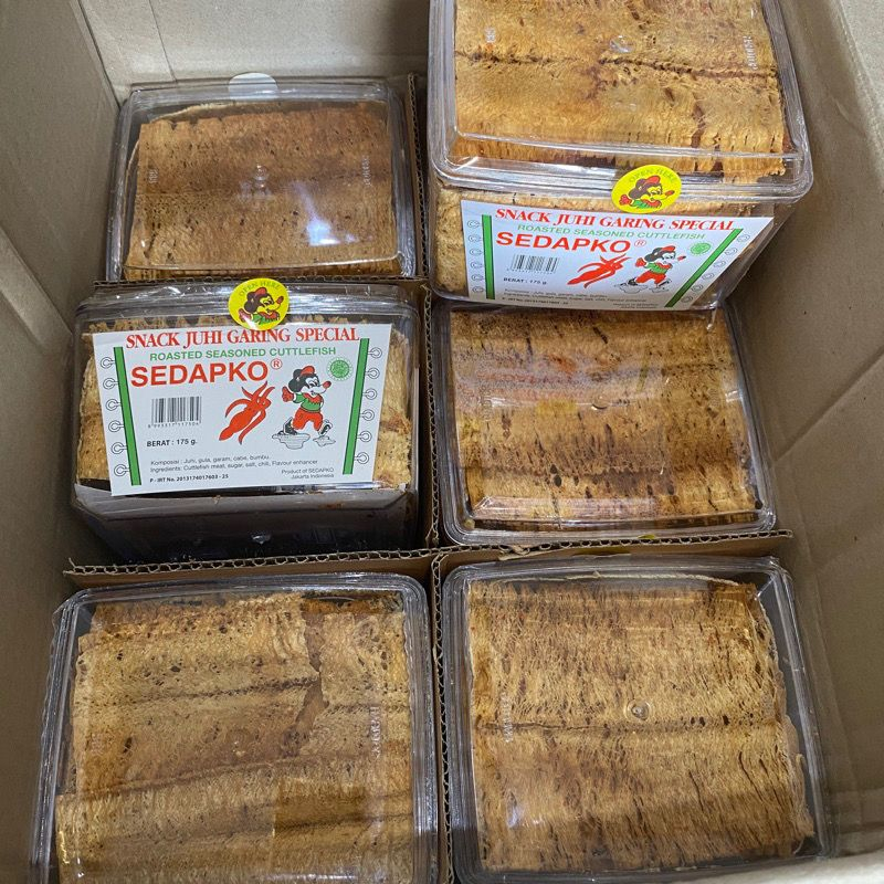 

Snack Cumi Juhi Garing Sedapko 175 Gram Cemilan Seafood