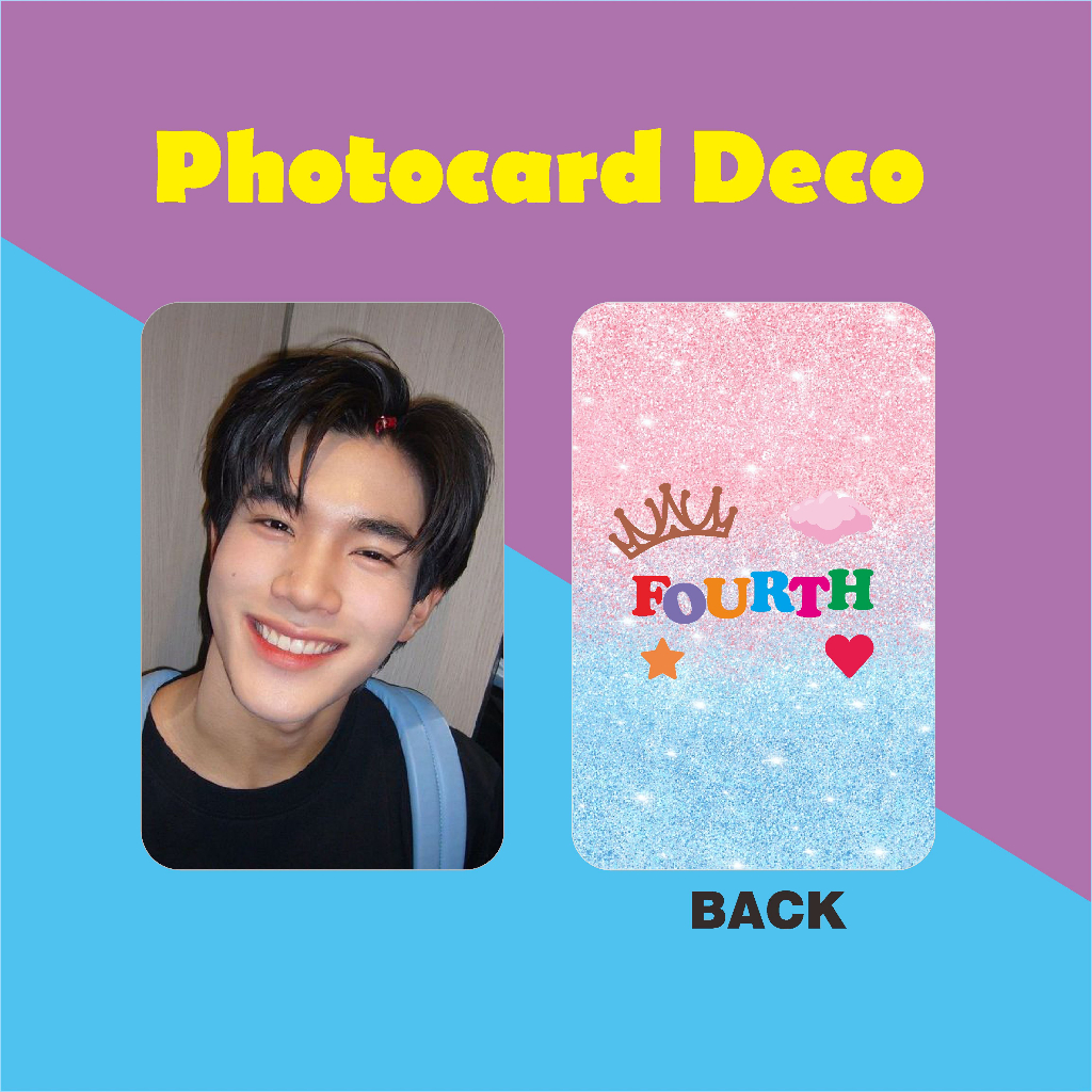 Photocard Fourth Nattawat laminasi