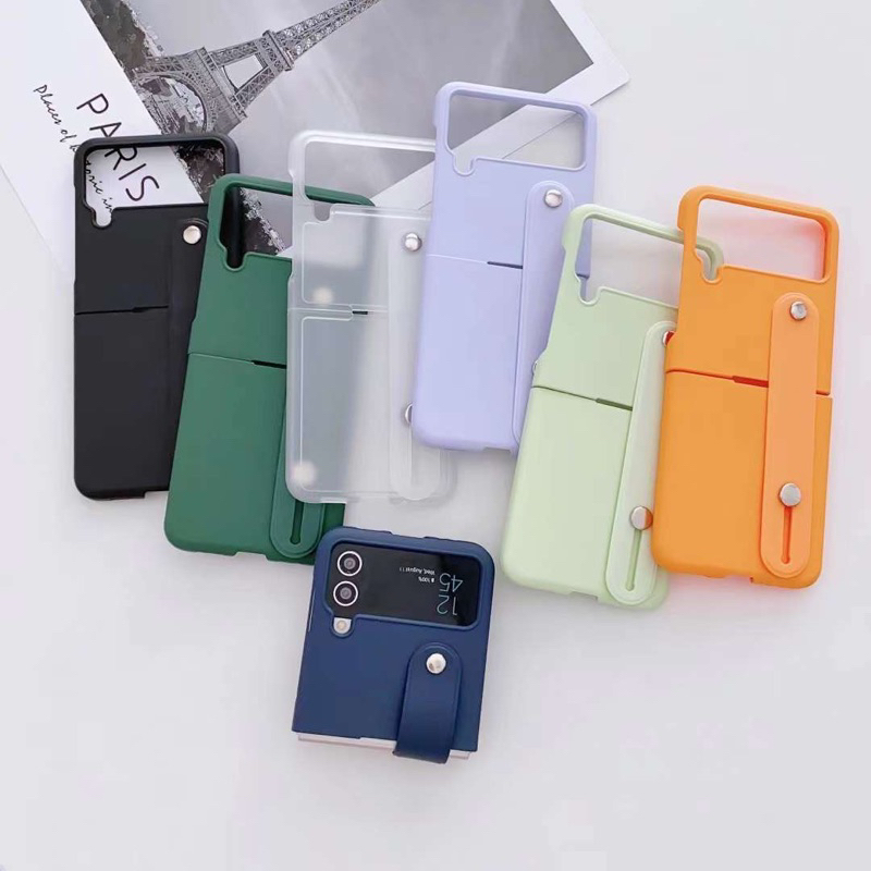 Samsung Z Flip 3 4 5 ZFlip3 Zflip4 Zflip5 Flip4 Flip3 Flip5 Korean Colorful Casing with Grip Case [SUPER CUTE]