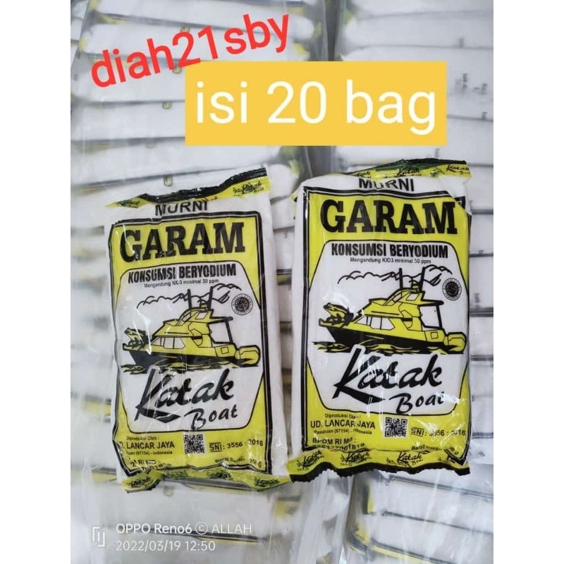 

Garam Katak Boat 200gram (20pcs)