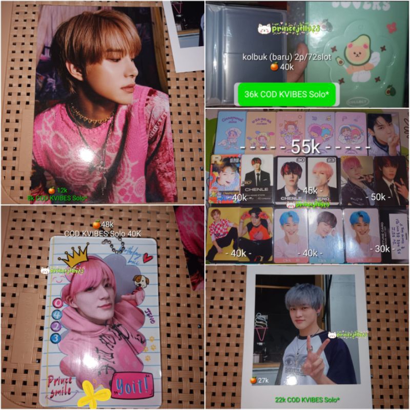 Photocard NCT DREAM (Mark, Renjun, Jeno, Haechan, Jaemin, Chenle, Jisung), Kolbuk, card holder, mura