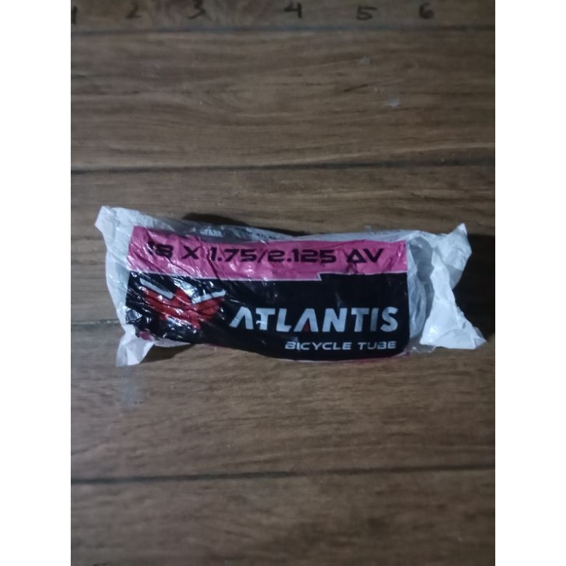Ban Dalam Atlantis 18x1.75-2.125 AV Cup Besar Sepeda Motor
