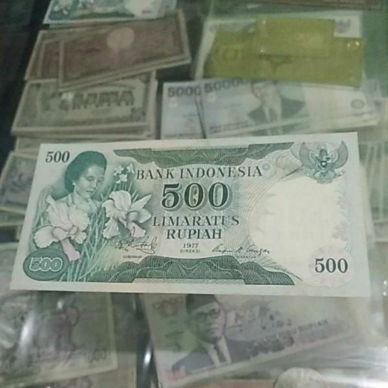 uang kuno 500 konde 1977 asli.1