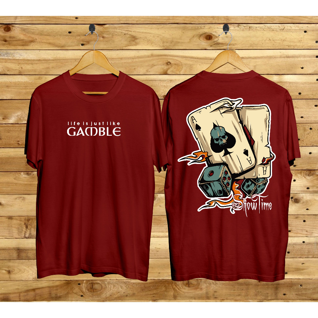 Kaos Tshirt Pria Terbaru Eat Me Warna Maroon Distro Lengan Pendek Motif Sablon Bergambar Keren