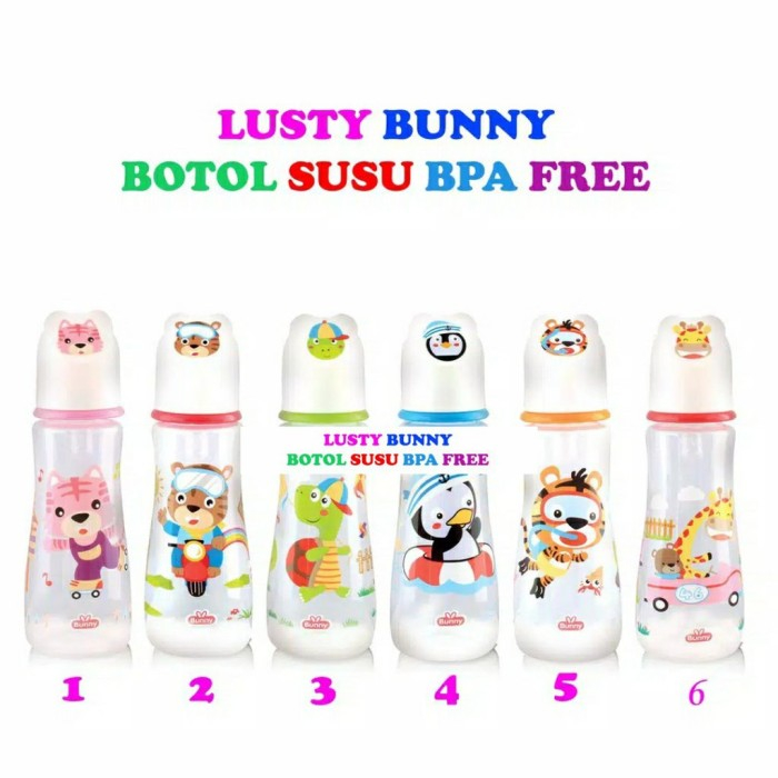 Lusty Bunny Botol Susu Anak 125ml 250ml DB1208 DB2408