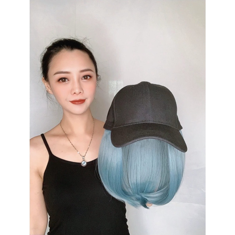 wig topi pendek wig topi model bob wig bob 1