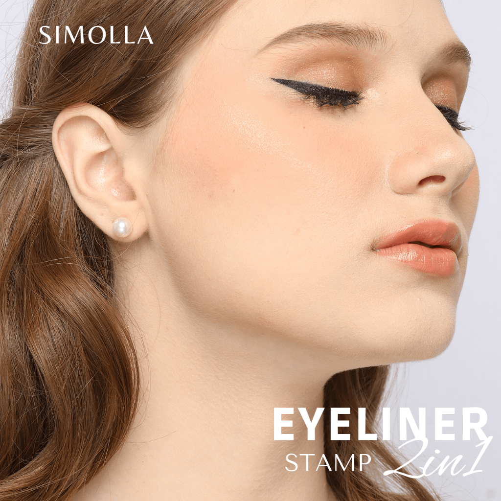 Eyeliner stamp by SIMOLLA 2in1 Waterproof high quality Premium Eyeliner