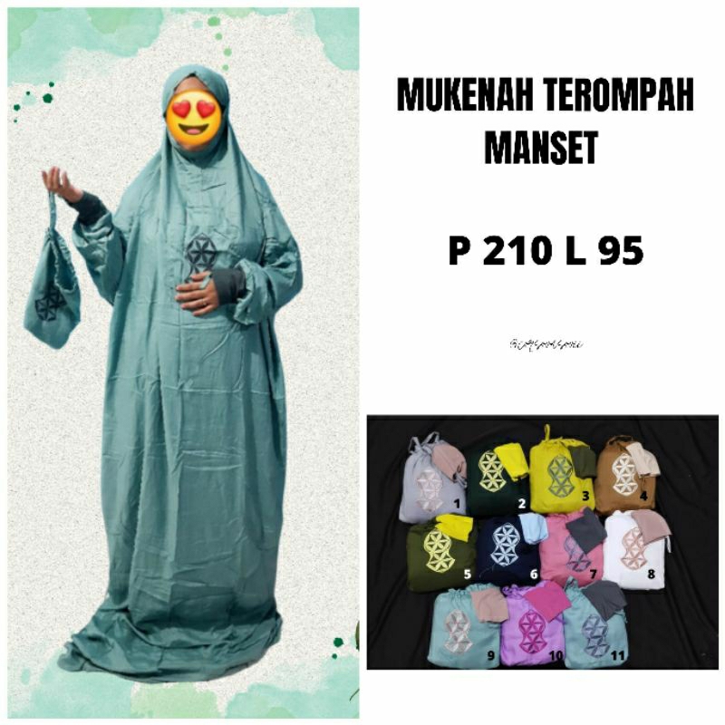 Mukena manset terompah