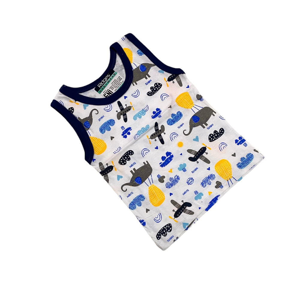 COD Baju Atasan Singlet Anak Ridges Atasan singlet bayi laki atasan singlet perempuan singlet anak