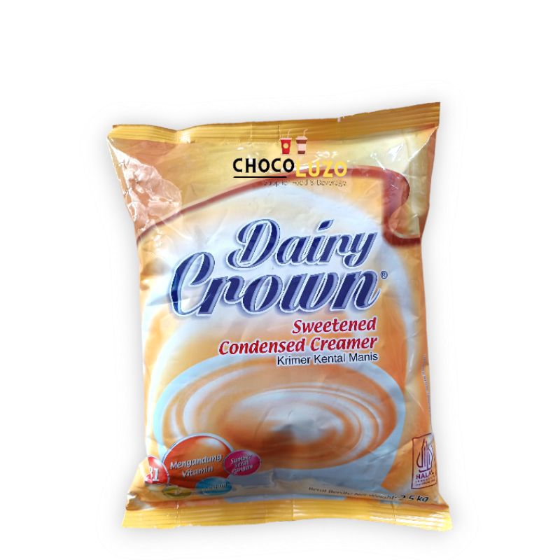 

Susu Kental Manis Dairy Crown Kemasan Bantal 2,5 kg