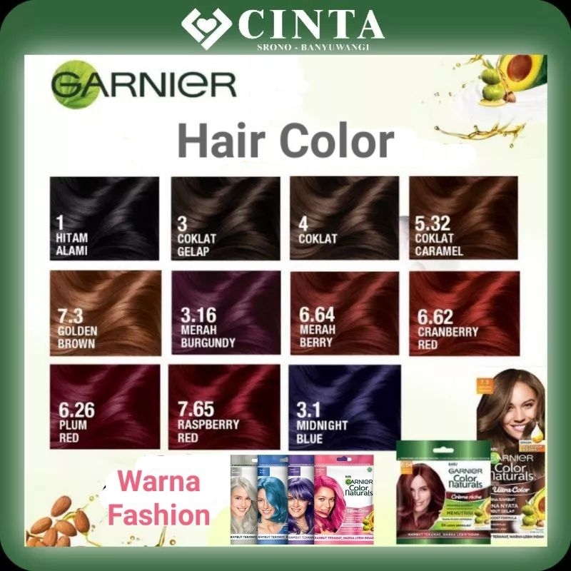 Garnier Hair Color (Semir Rambut) Sachet