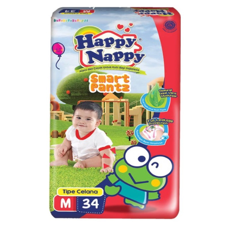 HAPPY NAPPY Popok Smart Pantz S40 / M34 / L30 / XL26 / XXL36