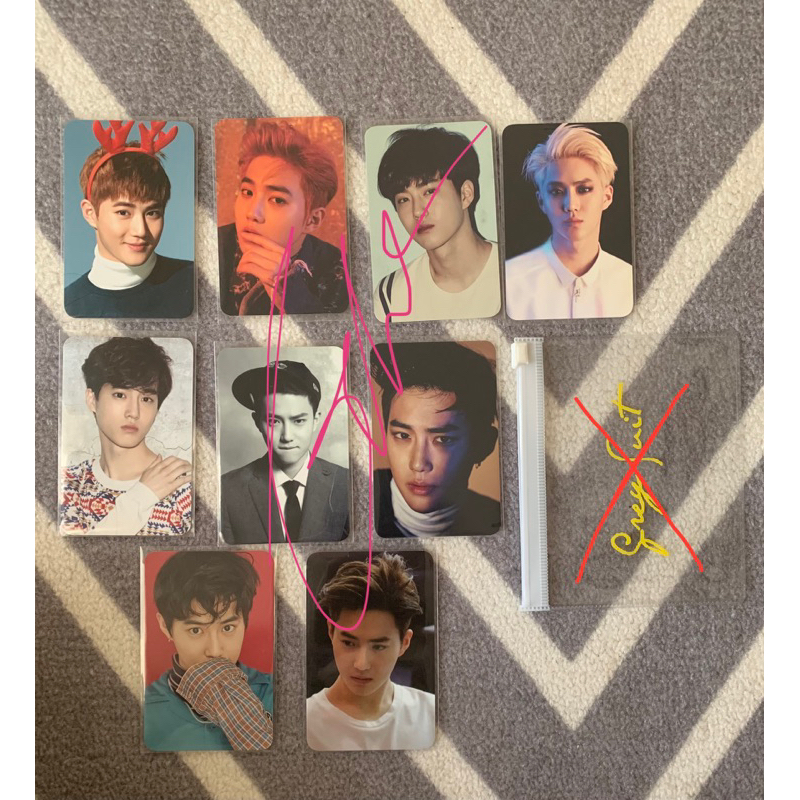 MD EXO 10th Anniversary Repackage Photocard Suho Set