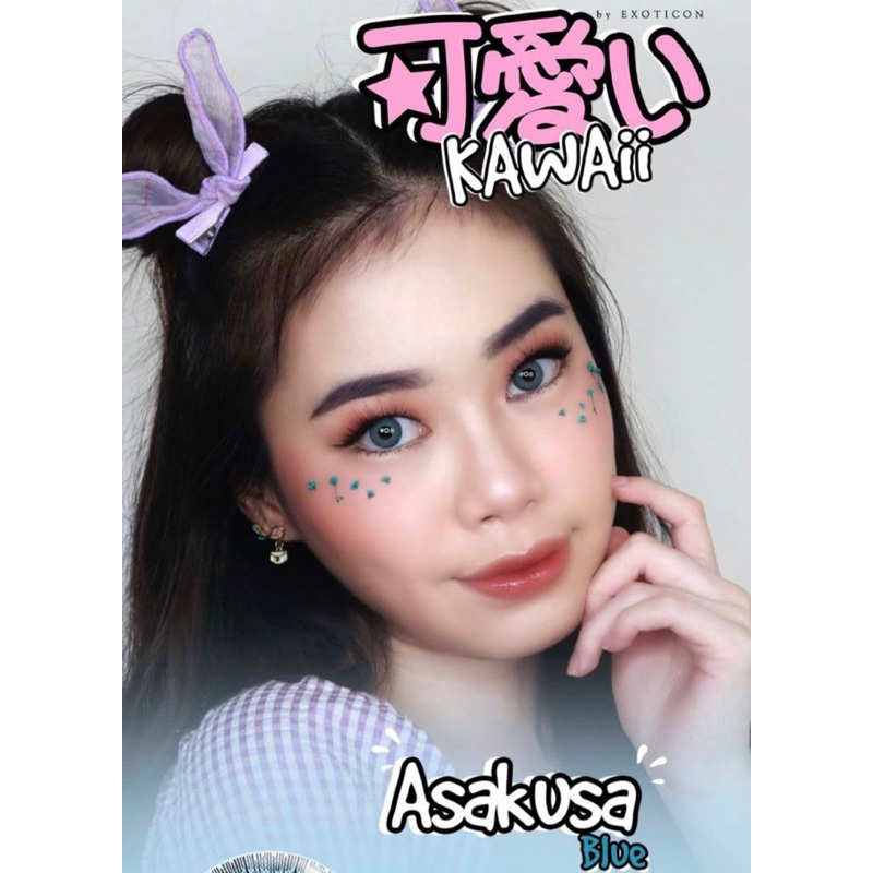 Kawaii Asakusa Blue | Softlens Engagement | Softlens Hangout | Softlens Normal | Softlens Biru | Sof