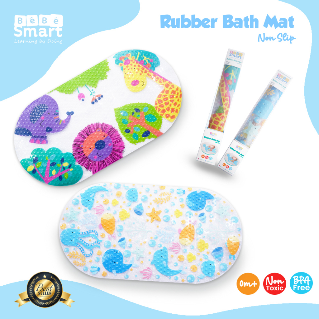 Perlak mandi Bebe smart Turtle Bath mat non slip