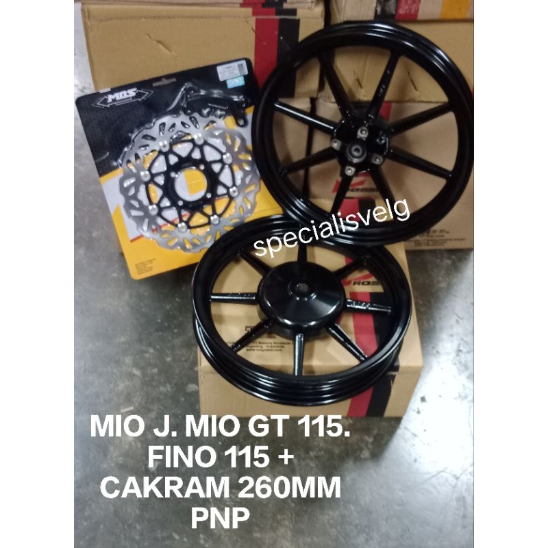 VELG PELAK RACING VROSSI V ROSSY COMET PALANG 8 MIO GT 115 MIO J FINO 115 MODEL RCB RING 14