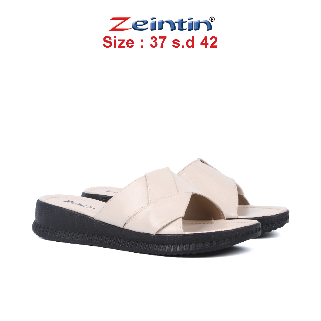 Zeintin - Sandal Wanita Wedge Wanita Sendal Cewek Kekinian Bahan Sintetis Original Zeintin HP