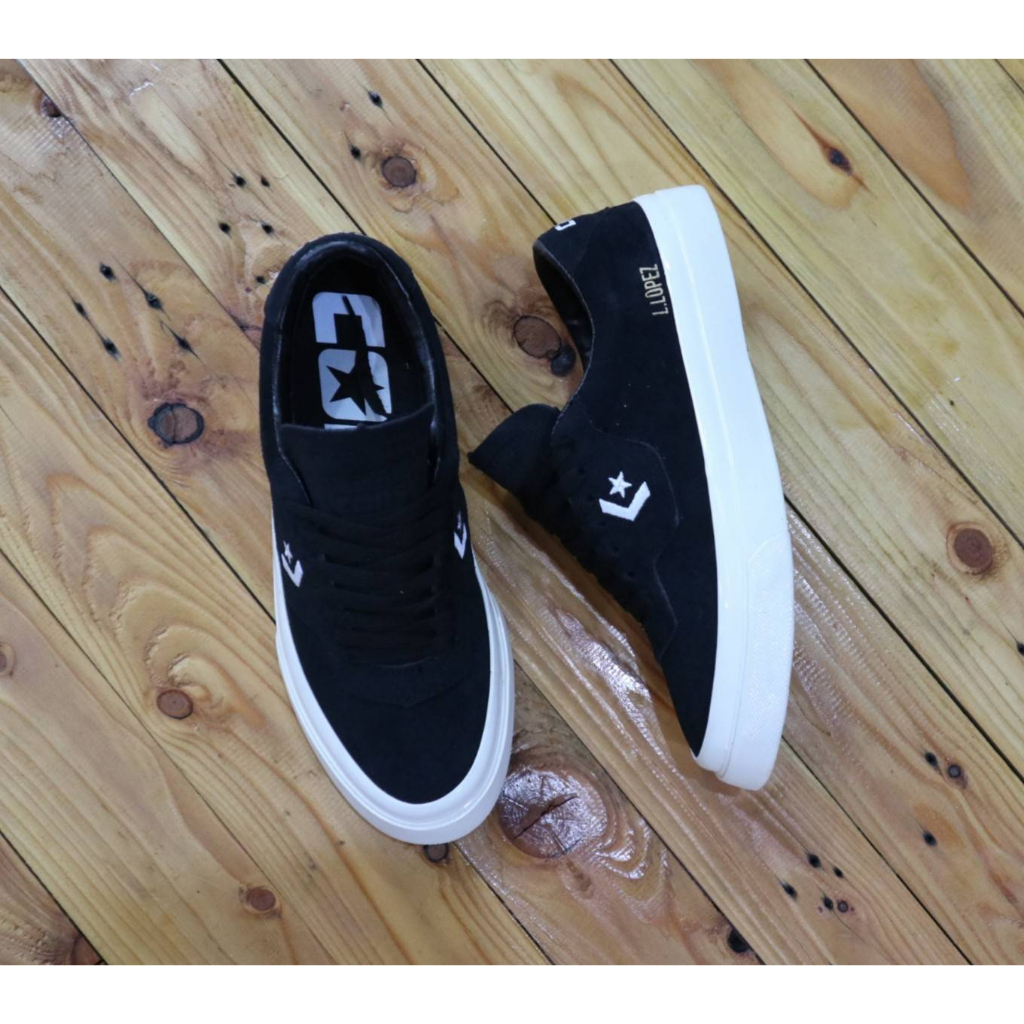 Sepatu Converse Cons Louie Lopez Black gum Size 39-43 Premium Quality convers lopez hitam sol gum