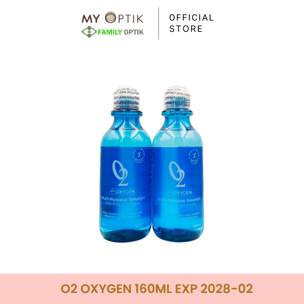 O2 160ml &amp; 360ml Multi-Purpose Solution air softlens