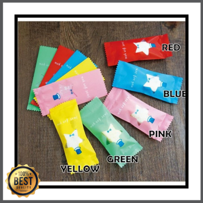

PLASTIK NOUGAT - PERMEN - COKLAT YELLOW STAR BARU Terbatas