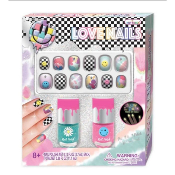 

Promo Mainan Kreatif DIY Anak Nail Art HOT FOCUS - LOVE NAILS Glow in Dark Diskon
