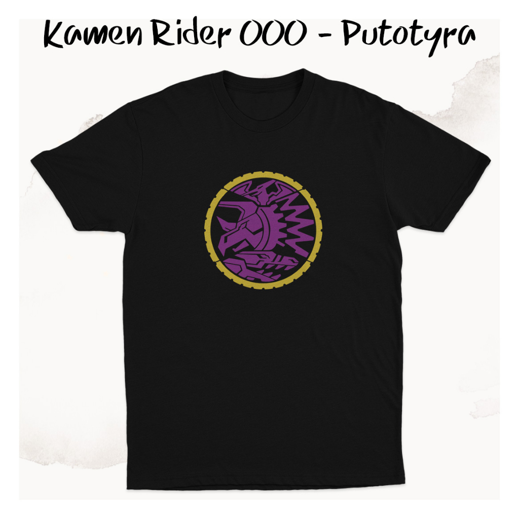 Kaos Kamen Rider OOO Putotyra Tokusatsu K0316