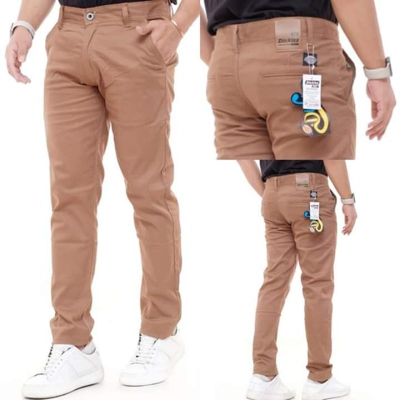 Celana Chino Panjang Dickies Chinos Pria Premium Distro KERJAHARIAN Slimfit UNISEX