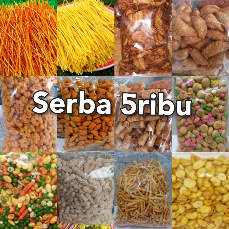 Snack cemilan camilan serba 5ribu  bagian 1