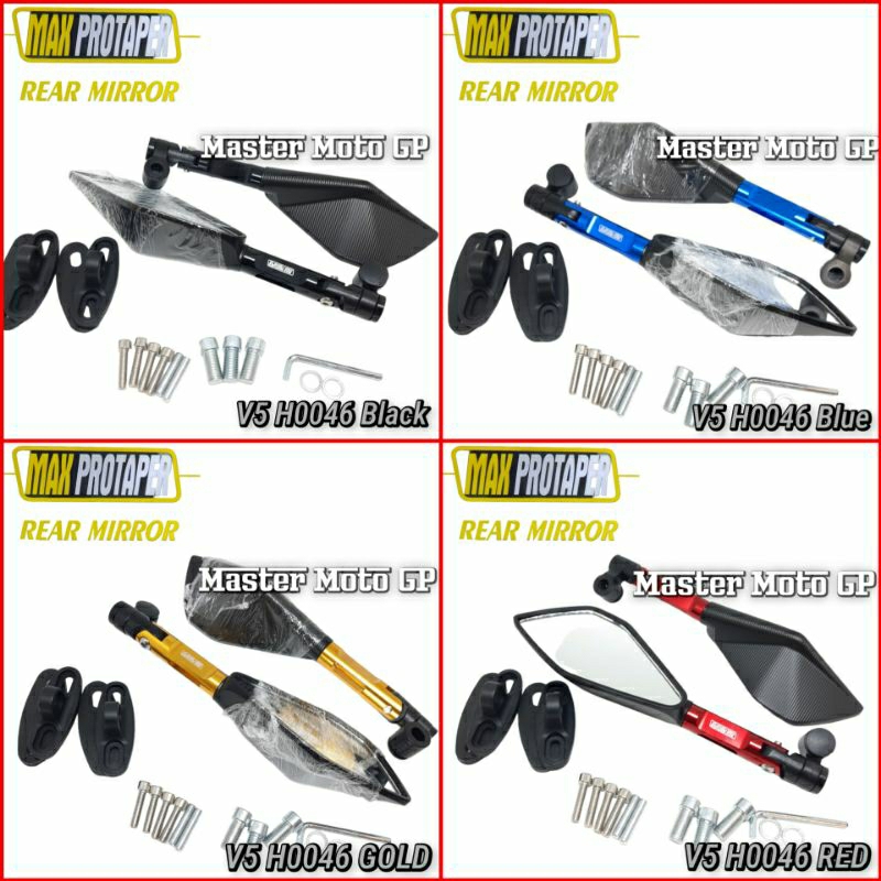 Spion tomok V5 Universal All motor H Y Spion Fairing tomok V5 maxprotaper H0046 Spion V5 cnc NMAX XMAX AEROX MIO BEAT VARIO SATRIA VIXION R25 R15 NINJA FREEGO XABRE