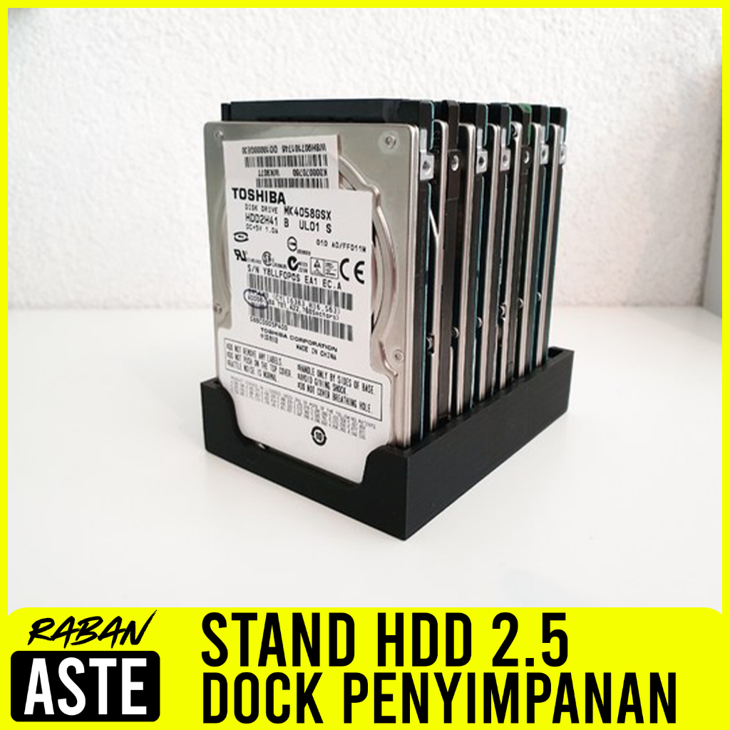 Tempat Penyimpanan HDD 2.5 inch HDD Stand Dock Holder 2.5" 10 slot