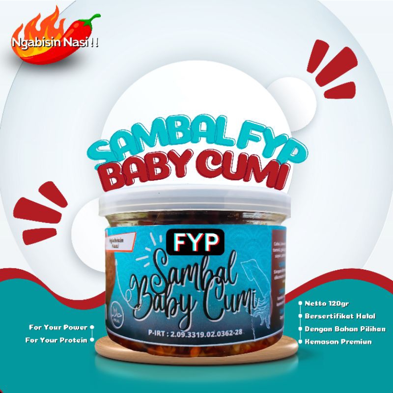 

sambal fyp baby cumi 120gr