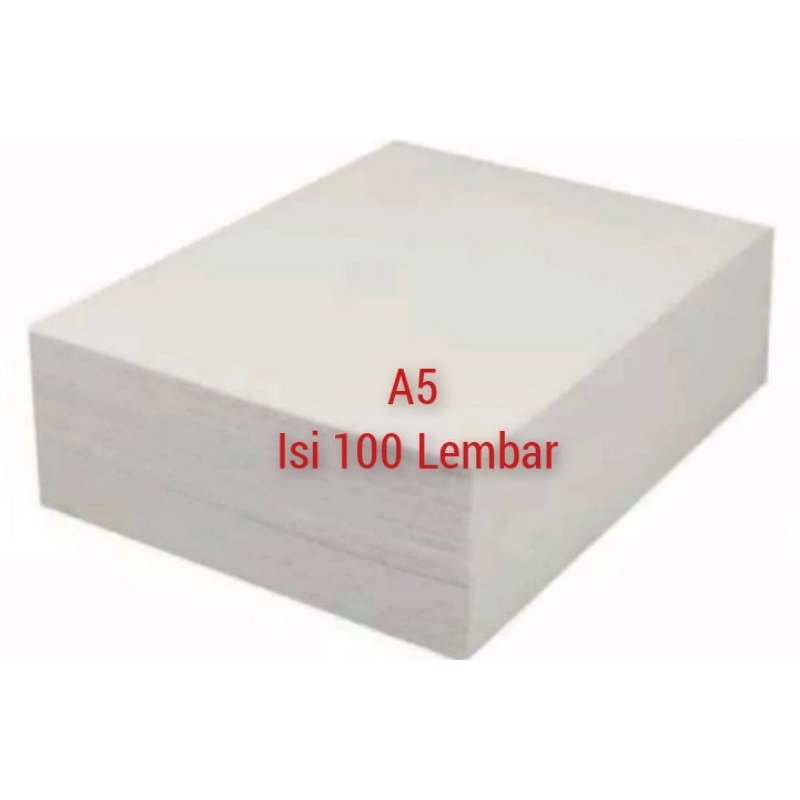 

isi 100 lembar A5/kertas buram/kertas koran