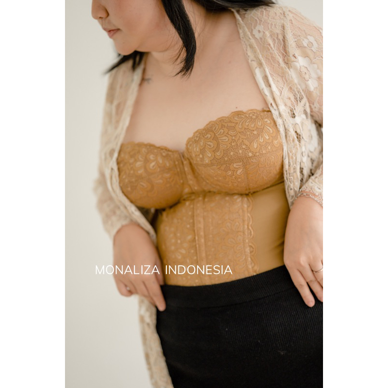 BIG SIZE LONGTORSO SATIN MONALIZA MONALISA UKURAN BESAR