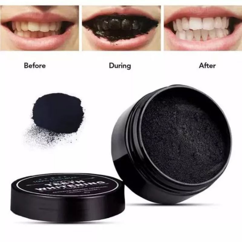 Pemutih Gigi / Bubuk Pemutih Gigi / Teeth Whitening Pemutih Dan Penghilang Karang Gigi