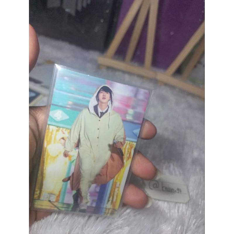 Photocard 4th Muster Seokjin BTS Official ( pc jin tupai )