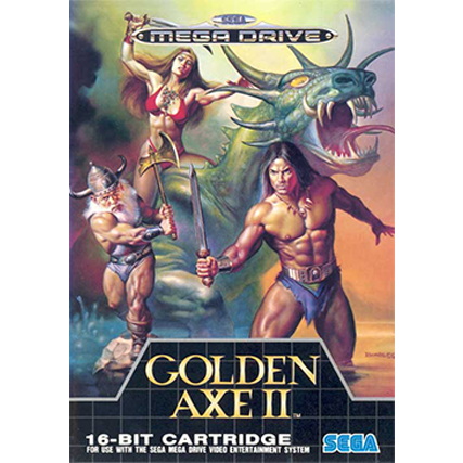 kaset Sega-Golden Axe II secondhand