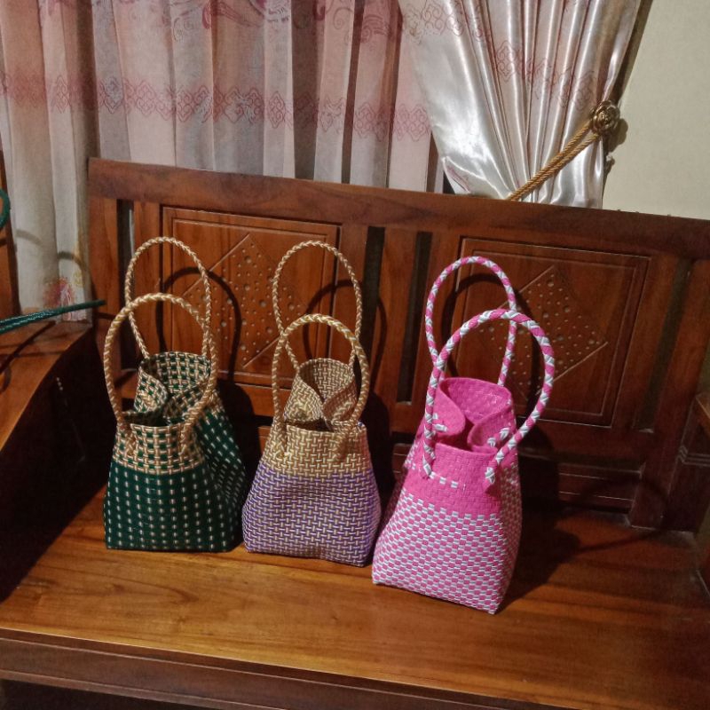 tas set keben isi 2 plus besek bambu