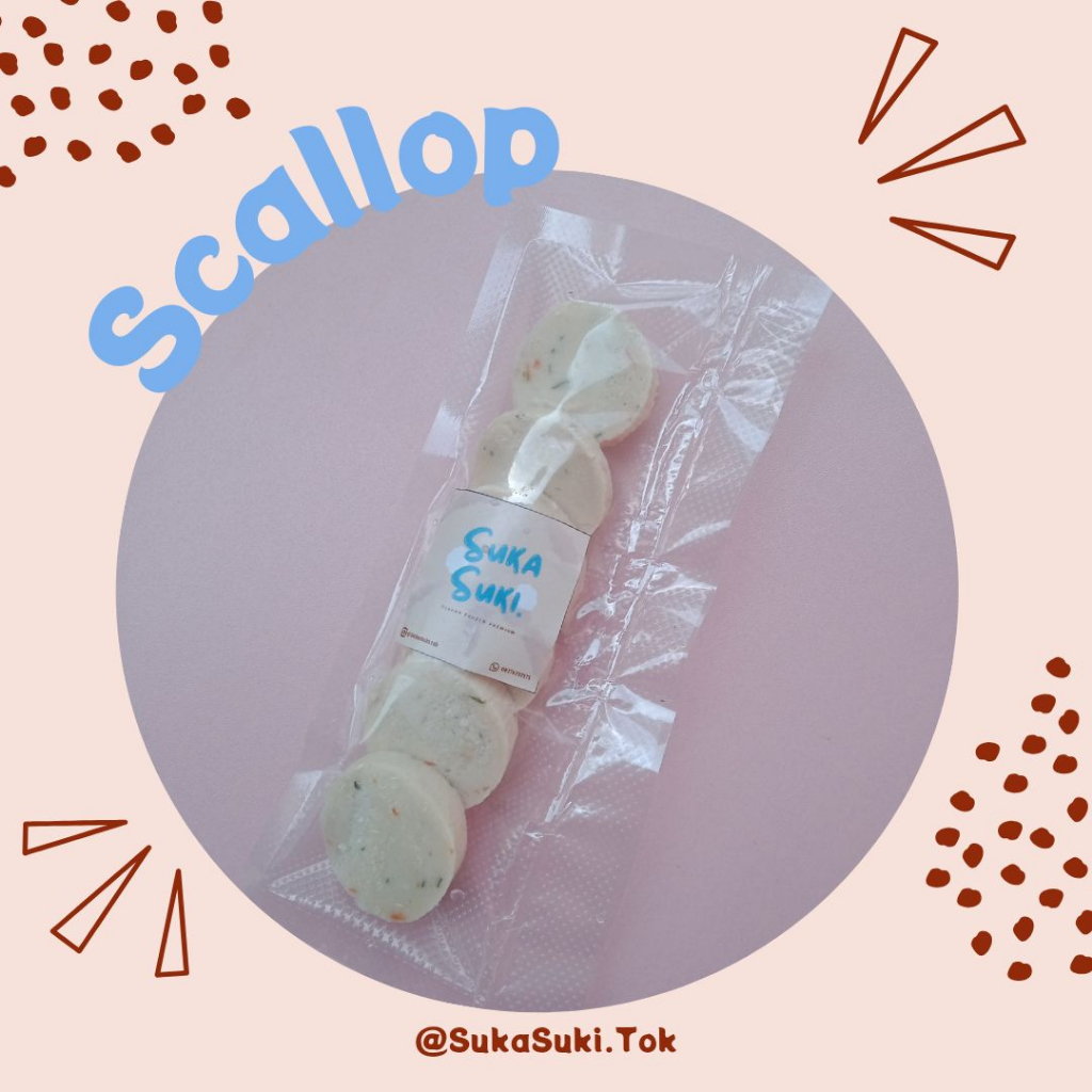 

Scallop Segar Frozen Food Makanan Korea Toppoki Seblak